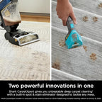 Shark CarpetXpert HairPro | Upright Carpet, Area Rug & Upholstery Cleaner | StainStriker Handheld Tough Stain Remover & Onboard Self Clean | Pet Hair Pickup & Odor Removal | 5 Tools | Navy | EX304