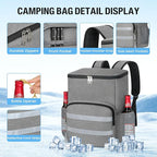 Backpack Cooler - 54 Cans Large Capacity Insulated Leak Proof Backpack for Men & Women, Cooler Bag Picnic Camping Beach Hiking Travel Lunch Backpack