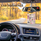 Trendy Cute Pink Car Accessories for Women,Clean Girl Aesthetic,Funky Lucky 8 Ball Ace Card Matchbox Air Freshener Hanging 3 Pcs for Cars Closet Drawer Books Bathroom
