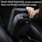 Car Center Console Cover/pad Genuine Leather,Universal Armrest mat, Adjust driving posture Cushion,Protector box,Memory Foam,Real cowhide,Relieves shoulder/arm fatigue,boosting driving safety