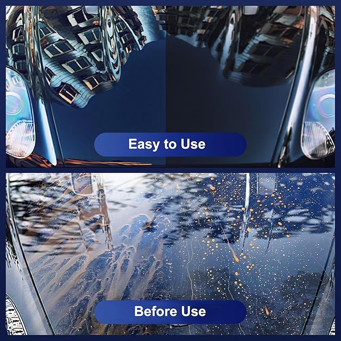 Quick Effect Coating Agent, Car Coating Spray, 17.6 OZ Polish Spray Waterless Wash Wax, Spray Wax Polish for Car Scratches(1PC+Sponge+Cloth) (1 PCS)