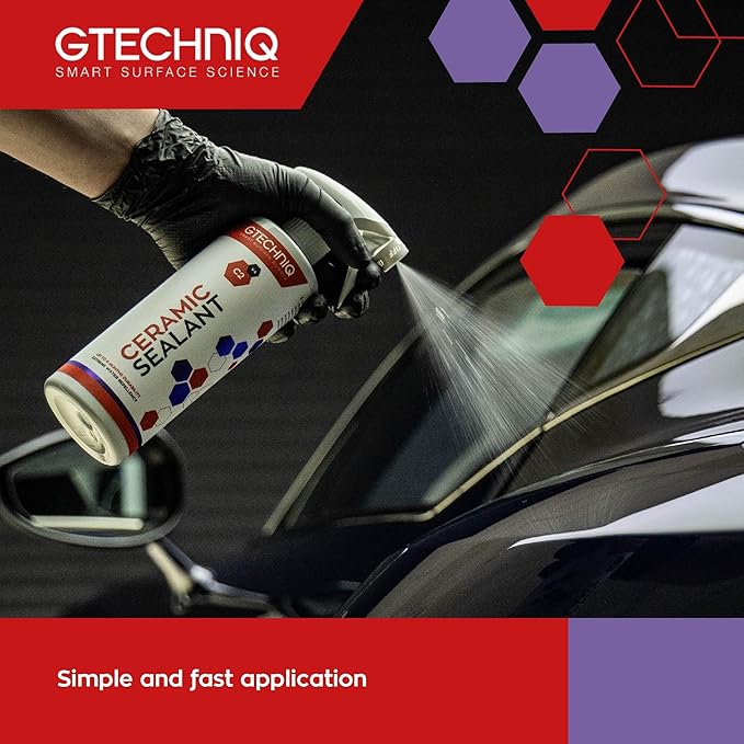 Gtechniq C2 Ceramic Sealant for Cars 1L | Quick Spray-On Paint Protection, Hydrophobic Barrier Repels Dirt & Water, Long-Lasting Gloss & Easy Application