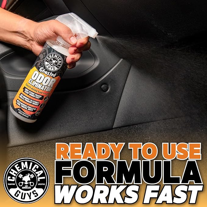 Chemical Guys SPI23216 Ghosted Complete Interior Vehicle Odor Eliminator, Great for Cars, Trucks, SUVs, RVs, Home, Office & More, 16 fl oz