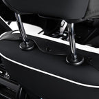 FLORICH Leather Cars Seat Covers Front Pair Seat Covers for Car Waterproof Automotive Seat Cover Vehicle Seat Interior Cushion Universal Fit for Most Car Truck SUV, Black&White