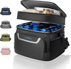 EVERFUN Small Cooler Bag 24/48 Can Insulated Lunch Box Double Deck Soft Leak-Proof Waterproof Collapsible Ice Chest for Men Women Work Travel Car Trip Picnic Beach
