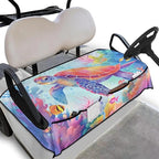 Biyejit Golf Cart Seat Covers with 4 Pockets Golf Cart Seat Towel Blanket Fits 2-Seat Golf Carts, Golf Cart Accessories