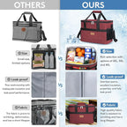 Lifewit Cooler Bag 30/50/60 Cans Collapsible and Insulated Large Lunch Bag Leakproof Soft Cooler Portable Tote for Camping/BBQ/Family Outdoor Activities