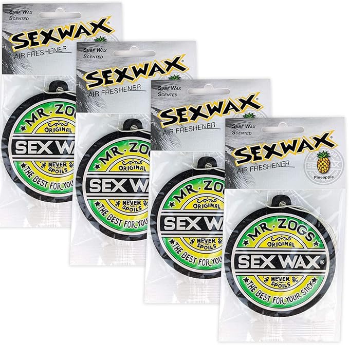 Sex Wax Air Freshener Multi Pack (Pineapple 4 Pack)
