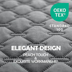 gogobunny 3X Stronger Waterproof Pet Blanket, Scratch Proof Furniture Protector for Dogs Cats, Reversible Cover 30x70 Inch, Dark Grey/Light Grey (Pack of 2)