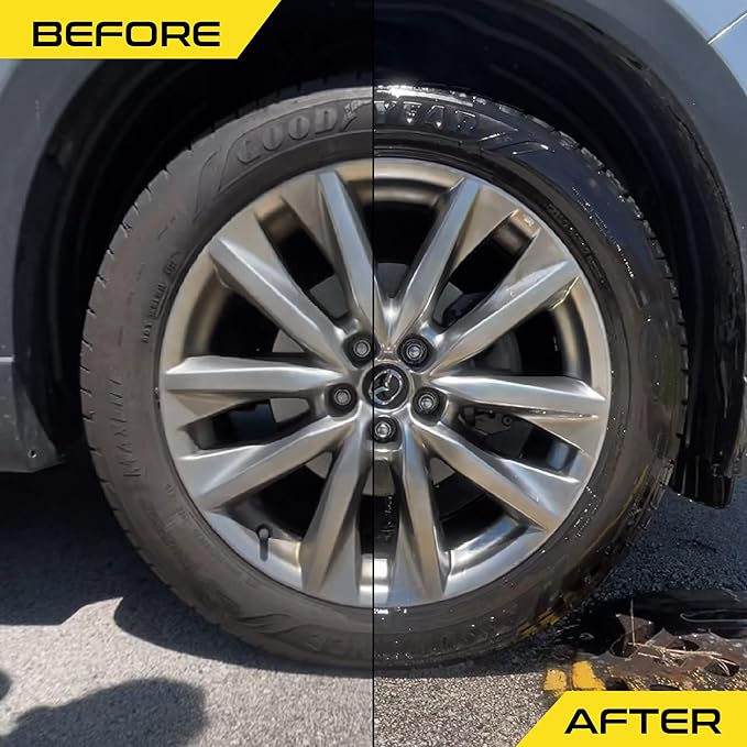 Formula 1 Wheel & Tire Cleaner - Removes Brake Dust and Dirt, Quickly Shines Rims & Tires, Safe for All Cars, Trucks, and Motorcycles (16 oz)
