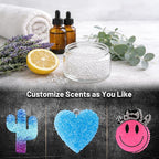 Unscented Aroma Beads for Car Freshies, 200g Premium EVA Beads for DIY Car Fresheners, Freshie Supplies for Making Scented Sachets, Absorbs 28% Fragrance Oil, Heat Resistant