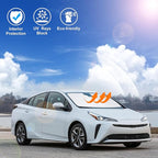 Windshield Sun Shade Custom Fit for 2012-2019 Toyota Prius C Accessories Foldable Sunshade Sun Blocker Protect Car from Sun Rays & Heat Damage Keep Car Cooler