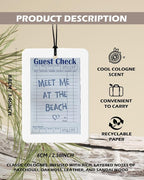 Blue Beach Cowgirl Cologne Car Air Freshener 4 Pcs, Preppy Cute Western Coastal Cowgirl Hanging Air Freshener for Cars Bathroom Dorm Books Decor, Girly Beach Accessories Gifts for Women Girls