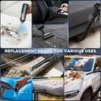 Cordless Handheld Vacuum with 6000mAh Power Bank & LED Light – 3-in-1 Car Vacuum, Air Blower & Phone Charger, 20,000Pa Strong Suction, 1lb Mini Vacuum for Car, Home, Pet Hair & Travel