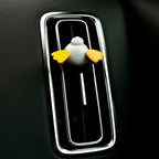 Funny Duck Car Air Vent Decoration and Clip with Air Freshener Natural Scent Tablet and Refill, Car Aromatherapy Accessories and Interior Decoration