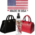 8oz Leather Purse Cleaner & Conditioner – 3-in-1 Spray for Handbags, Designer Bags & Luxury Purses – Deodorizes, Cleans, Conditions & Restores Leather – Safe on Finishes