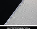 Waterproof Neoprene Car Seat Cover, Sweatproof Non-Slip Seat Protector, Universal Fit for Front Bucket or Rear Bench Seat of Cars, SUVs, Vans, Trucks, Compatible with Airbags and Armrests