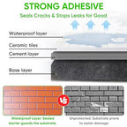 Transparent Waterproof Sealant 17oz - Invisible Protective Coating for Roof, Bathroom Tile & Walls, Indoor/Outdoor Waterproof Solution