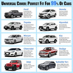 Premium Car Seat Cushion, Driver Cushion with Comfort Memory Foam & Non-Slip Rubber Bottom, Car Seat Pad Works with 95% of Vehicles and Office Chair or Home - 4D Gray