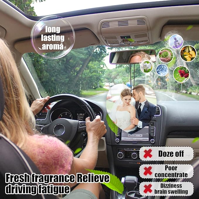 10-1000Pcs Custom Air Fresheners with Picture, Personalized Double Sided Photo or Logo Air Freshener, Customized Gifts for Branding Business Events Promotions