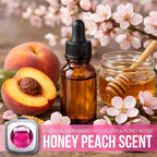 Air Jungles Honey Peach Scent Car Air Freshener Vent Clip, 6 Count Long Lasting Up to 180 days, Natural Essential Oil Car Fragrance for Women and Men, Odor Eliminator - 4ml Each