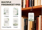 Greenery Car Fresheners, 4pcs Cute Car Accessories Interior, Mirror Decor For Women Man, Air Freshener Hanging For Bathroom Dorm Books Bedroom Closet Drawer, Inspiration Accessories Gifts -02