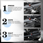 Plastic Restorer for Cars, 240ml Black Trim Restorer, Car Plastic Restorer, Plastic Restorer for Car Exterior, Restores Faded Plastic, Waterproof, Long-Lasting Shine & Protection,Outdoor Use Only