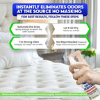 ZORBX Unscented Odor Eliminator for Strong Odor 7.5 Fl Oz Pack of 2 - Used in Hospitals & Healthcare Facilities - Advanced Formula, Fast-Acting Odor Remover Spray for Dog, Cat, House & Carpet