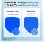 XINDELL Windshield Cleaning Tool, Interior & Inside Car Windshield Cleaner with Microfiber Pads, Extendable Handle & 360° Rotating Head, Streak-Free Glass Cleaning Kit for Cars Trucks