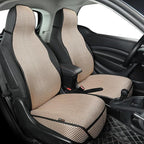 Auto Newer Bucket Car Seat Cover,Breathable Front Car Seat Cushion,Comfortable Car Seat Protector,Anti-Slip Full Wrap Driver Car Seat Protector with Storage Pocket,Universal All Seasons(Beige,2PCS)
