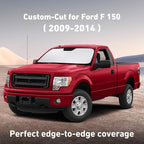 EcoNour Windshield Sunshade Compatible for Ford F150 2009-2012 2013 2014, Sun Visor for Front Windshield & Window Sun Shade Cover, UV Heat Blocker & Protector, Car Accessories