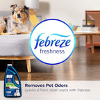 Bissell Multi-Surface Pet Formula with Febreze Freshness,22951,64 Fl Oz,Use on Sealed Hard Floors,and Area Rugs,Removes Tough Messes,Febreze Freshness,(Pack of 2)