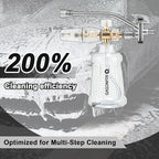 Foam Cannon for Pressure Washer, Snow Clear Foam Cannon Dual Connector Accessories, Power Washer Soap Attachment for Car Wash, Stainless Steel Filter, 5 Nozzle Tips with Holder