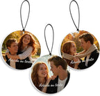 Bemaystar Custom Air Fresheners with Picture – Custom Double Sided Photo Car Air Freshener, Personalized Air Freshener for Car Wardrobe Bathroom and Hanging Ornaments (Circle)