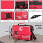 Comprehensive First Aid Kits- Advanced Trauma Kits with Labeled Compartments, Large Emergencies Medical Kits for Car, Home, Camping and Outdoor Emergencies -324Piece Set