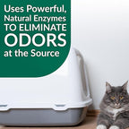 Cat Stain & Odor Remover - Enzyme Cleaner for Cat Urine, Feces, Blood, Vomit - 32oz