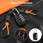 Car Rooftop Cargo Carrier Bag, 21 Cubic Feet Waterproof Heavy Duty Roof Bag with 8 Reinforced Straps & Combination Lock, Soft Shell PVC Car Top Luggage Carrier for SUV Truck RV, Travel Camping Storage