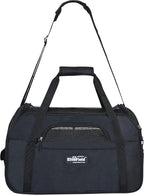 EliteField Soft Sided Pet Carrier (3 Year Warranty, Airline Approved), Multiple Sizes and Colors Available (Medium: 17" L x 9" W x 12" H, Black)