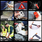 Emergency Roadside Kit for Car,Emergency Kits for Vehicles,Jumper Cables headlamps car Glasses Holder,Roadside Emergency Kit Women Men
