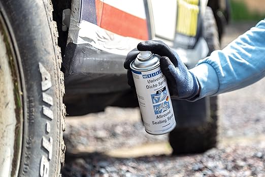 WEICON Allround Sealing Spray 400ml / 13.5oz | Waterproof Sealant for Indoor & Outdoor Use | Ideal for Boat, Car, Motorcycle, Caravan | Industrial Grade (Grey, 400ml / 13.5oz)