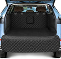 SUV Cargo Liner for Dogs, Waterproof Pet Cargo Cover with Bumper Flap Protector, Scrachproof Non-Slip Dog Seat Mat for SUVs Sedans Vans, Large Size Universal Fit