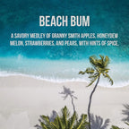 Arotags Wooden Car Air Freshener - Long Lasting Beach Bum Scent Diffuses for 365+ Days - Includes Pineapple Hanging Mirror Diffuser and Fragrance Oil - 100% American Made