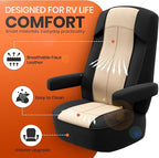 VALUN RV Seat Covers (1 Pack) – Captains Chair Seat Covers for RV Captain Chair & Motorhome Chairs, Universal Fit RV Chair Covers for Camper, Trailer, Van, Protects Against Dirt, Spills & Wear