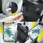Universal Car Center Console Cushion Pad,Sea Turtle 2 Car Armrest Pad Car Armrest Seat Box Cover Protector for Most Vehicle, SUV, Truck, Car