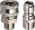 Tool Daily High Pressure Washer Ball Valve Kit, 3/8 Inch Quick Connect for Power Washer Hose, 4500 PSI
