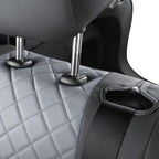 GIANT PANDA Customized Full Set Car Seat Covers Fit for Toyota Rav4 2019 2020 2021 2022 2023 2024 2025 Rav 4 XLE,LE,XLE Premium,Limited(Non-Hybrid & Adventure,TRD-Off),Front & Rear/Back (Black+Gray)
