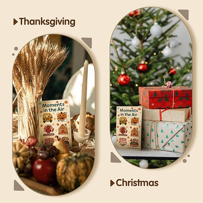 Cute Car Air Freshener, Scented Car Hanging Ornament&Superbowl Decoration,Football Game Day Decor,Gift Set for Exchange