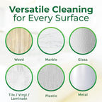 Hygea Natural Cleaning Supplies Kit All Purpose Cleaners, Citrus Degreaser, Floor and Tile Cleaner, Window, Glass and Mirror Cleaner- No Harsh Chemicals, Family safe - 4 Pack 24 oz Sprays