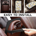 Car Armrest Cover Pad - Car Center Console Cushion Protector Against Pet Claws, Dirt and Sticky Fingers, Comfortable Auto Decor Accessory Fit for Sedan, Van, SUV