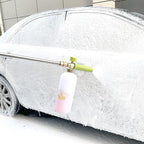 ESP Foam Cannon Snow Foam Lance Pressure Power Jet Washer Quick Release Adjustable Nozzle with 1 Liter Bottle Washing Mitts 1 Towel